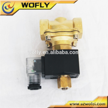 Normally Open Type 2 Way Electric Solenoid Valve Water Air N/O 12V DC 1/2""16mm 2W-15K